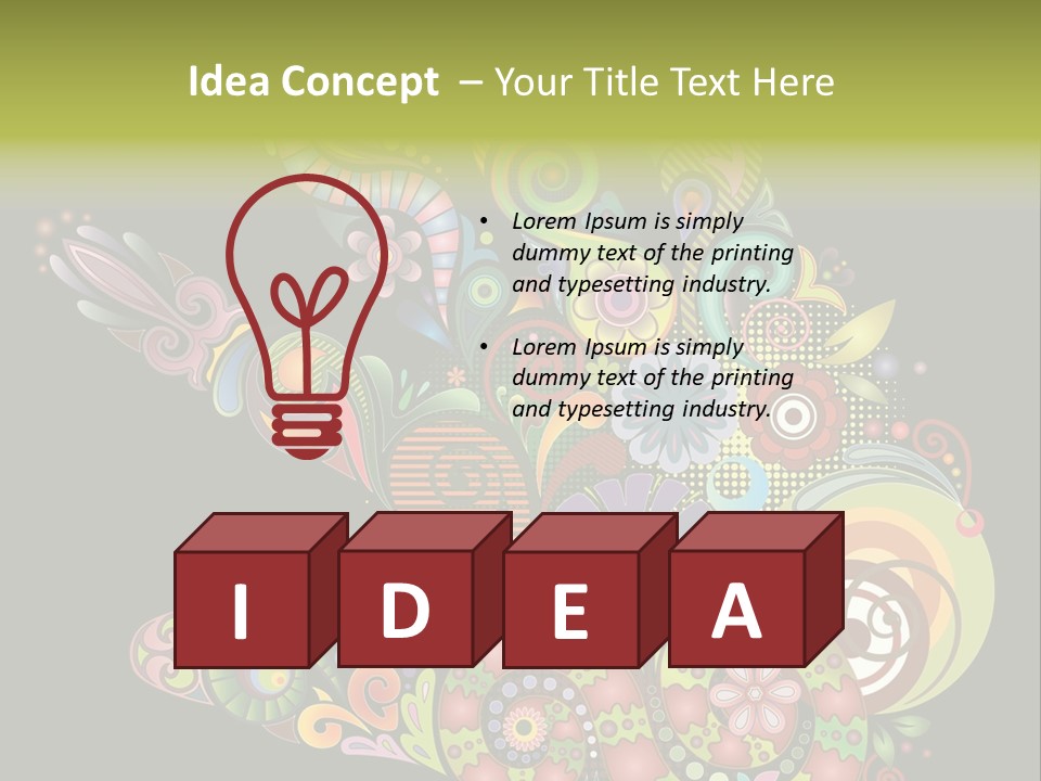 Nature Pattern Decor PowerPoint Template