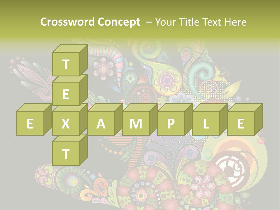 Nature Pattern Decor PowerPoint Template