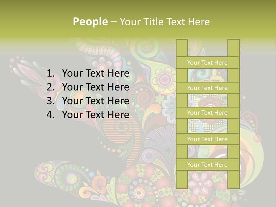 Nature Pattern Decor PowerPoint Template