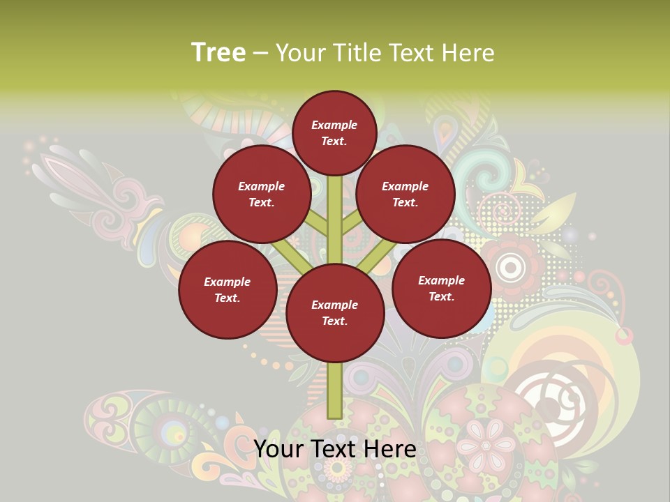 Nature Pattern Decor PowerPoint Template