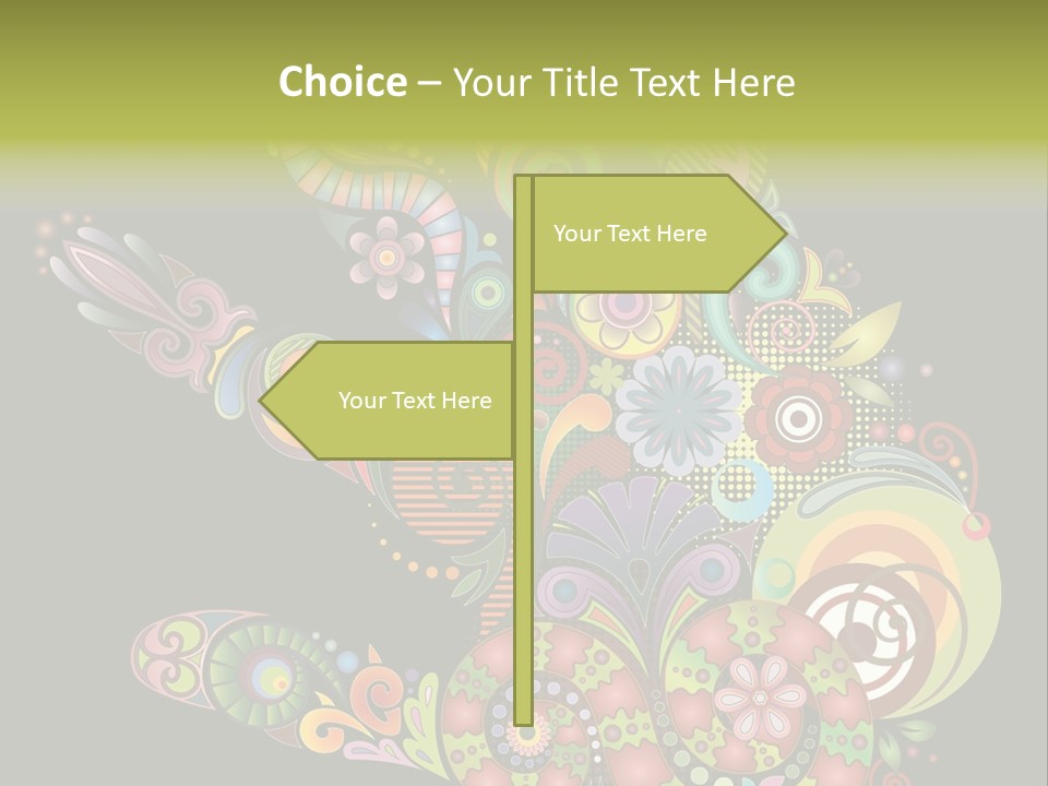 Nature Pattern Decor PowerPoint Template