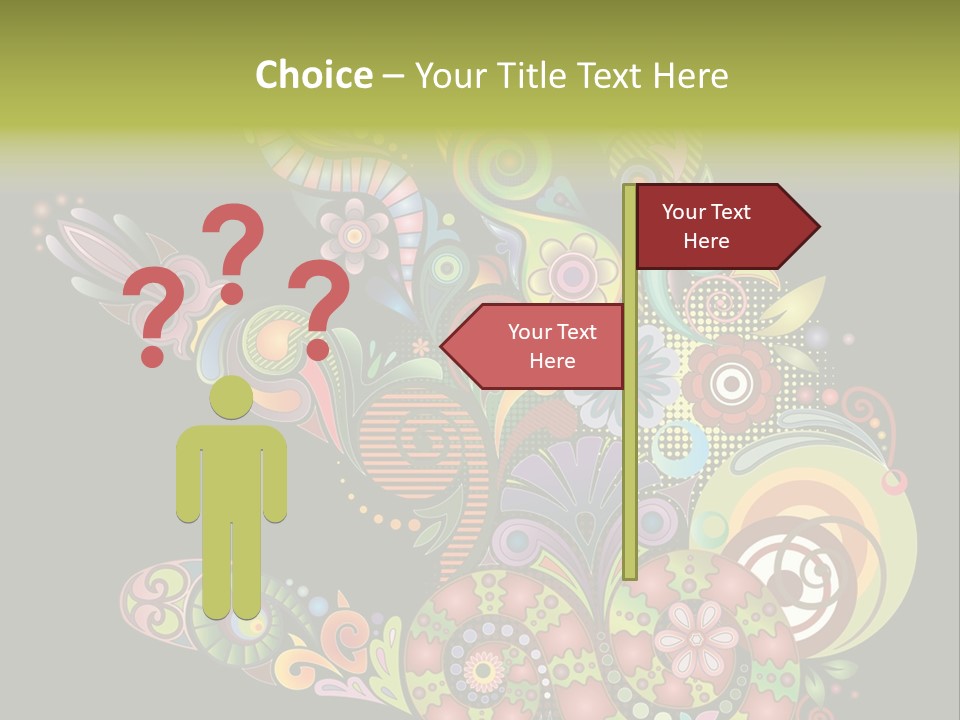 Nature Pattern Decor PowerPoint Template