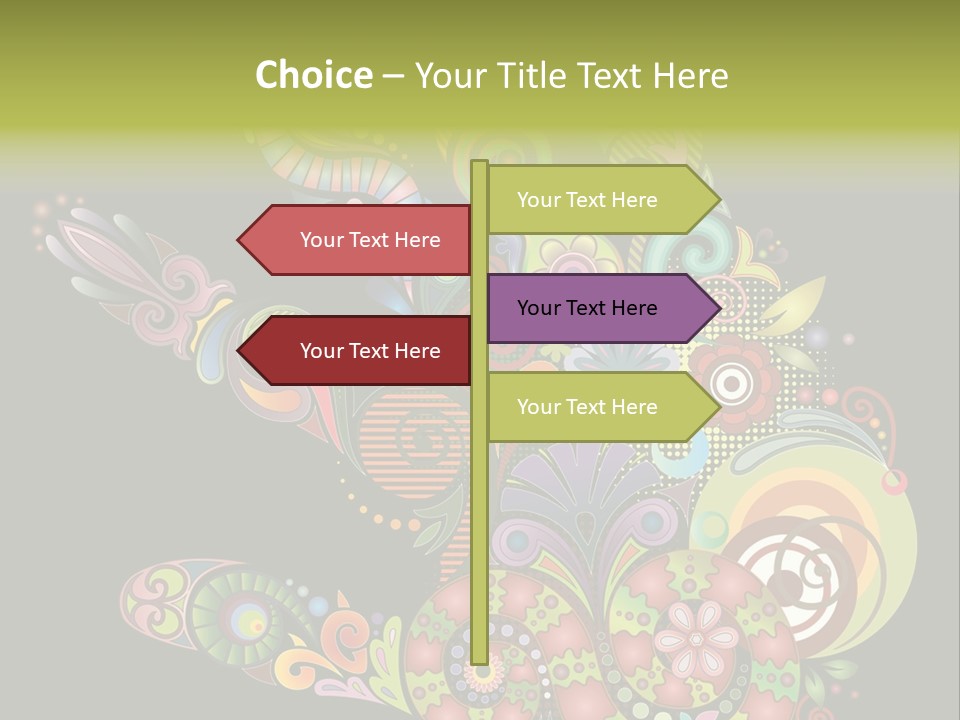 Nature Pattern Decor PowerPoint Template