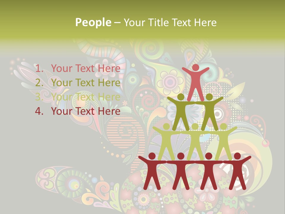 Nature Pattern Decor PowerPoint Template