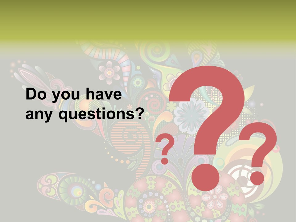 Nature Pattern Decor PowerPoint Template