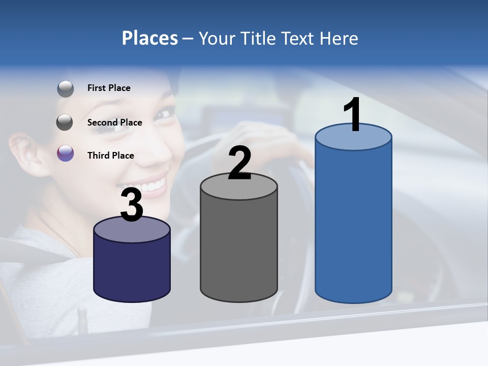 Excited Driver Cute PowerPoint Template