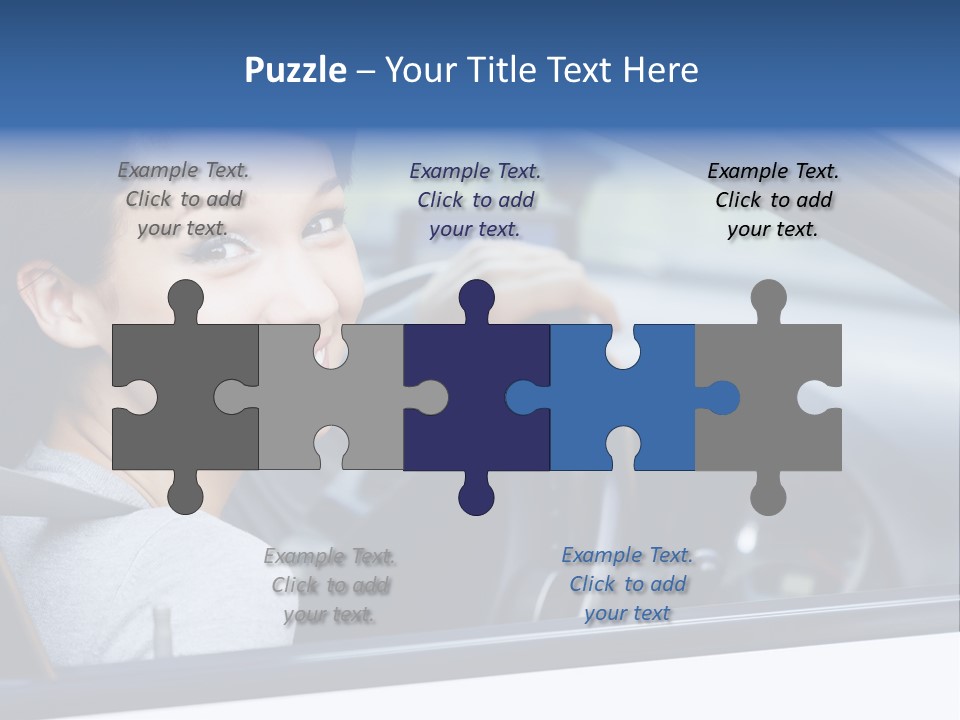 Excited Driver Cute PowerPoint Template