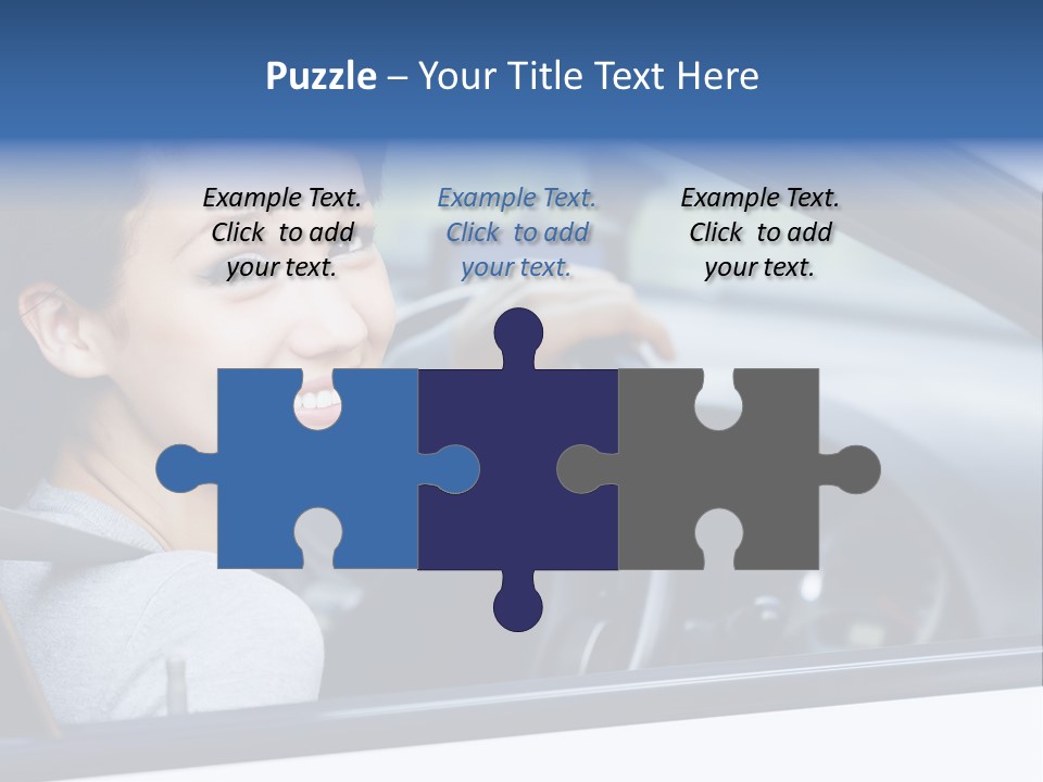 Excited Driver Cute PowerPoint Template