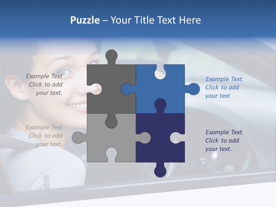 Excited Driver Cute PowerPoint Template