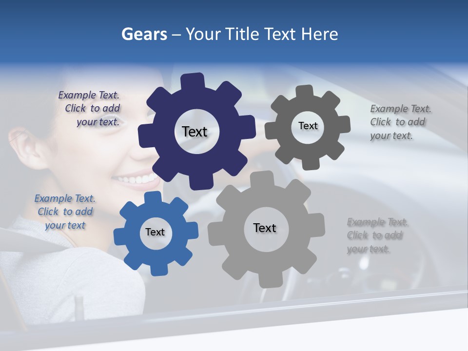 Excited Driver Cute PowerPoint Template