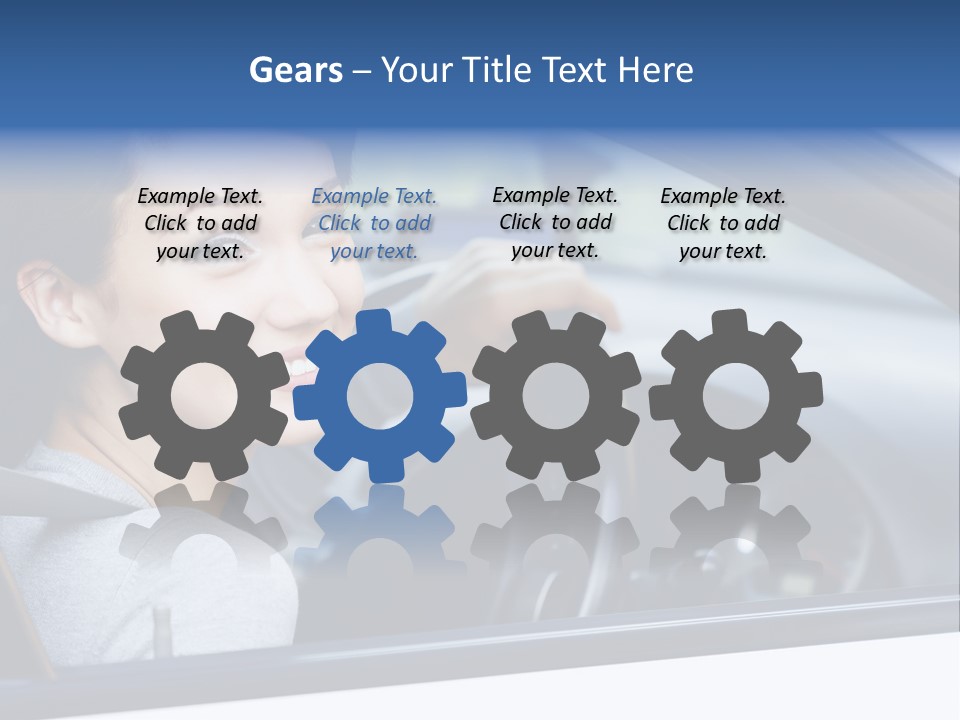 Excited Driver Cute PowerPoint Template