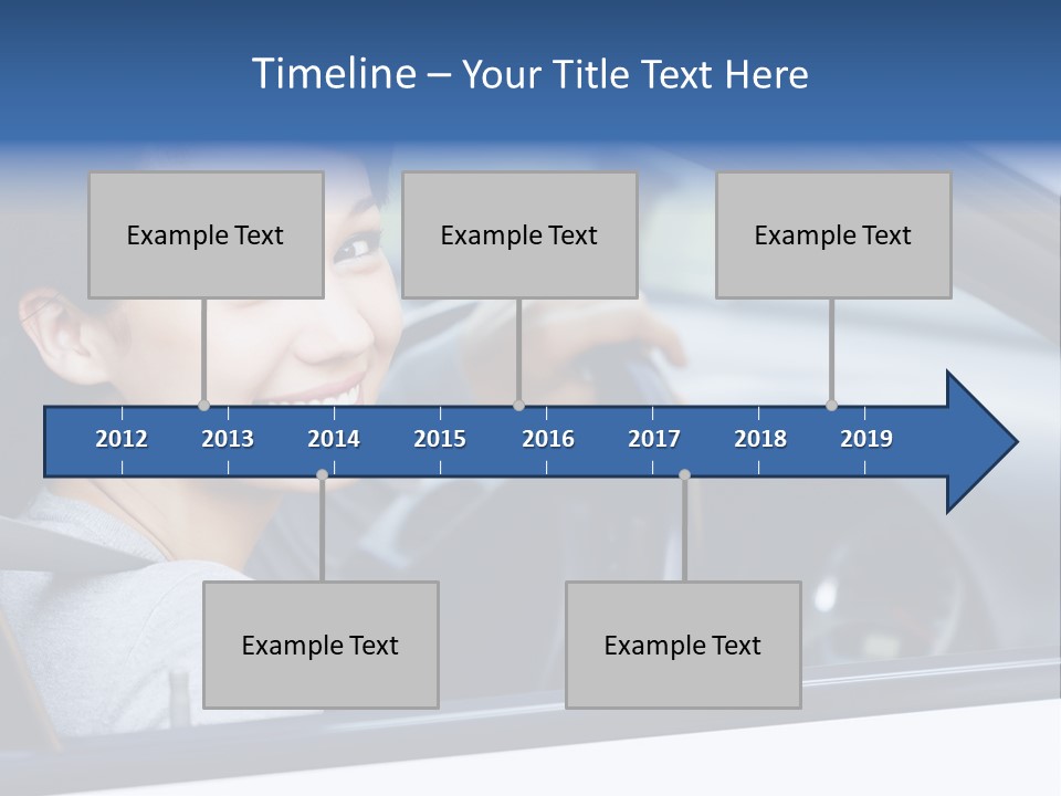 Excited Driver Cute PowerPoint Template