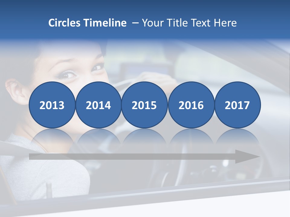 Excited Driver Cute PowerPoint Template