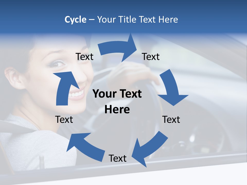 Excited Driver Cute PowerPoint Template