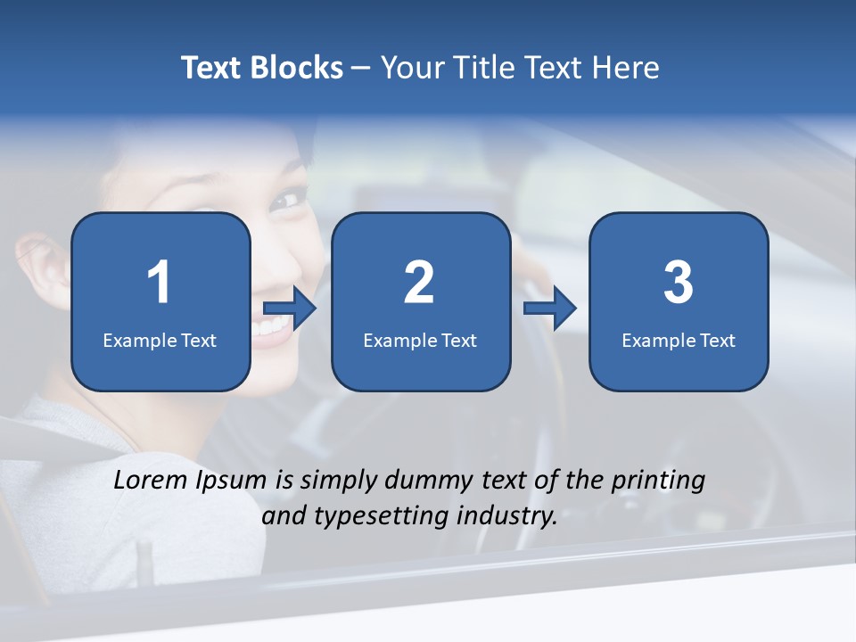Excited Driver Cute PowerPoint Template