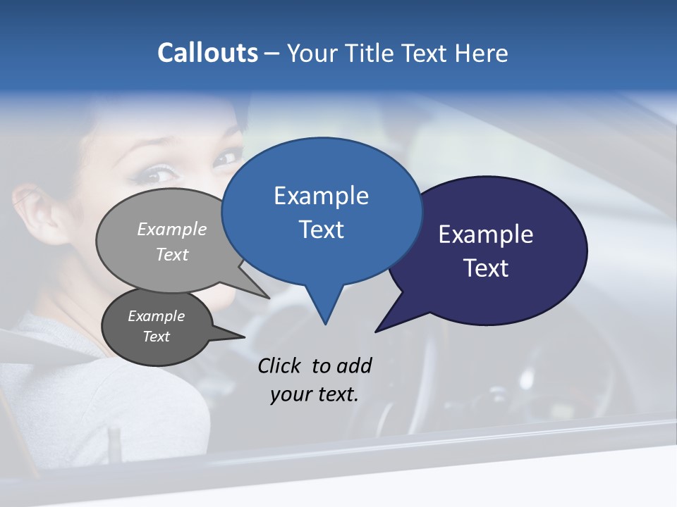 Excited Driver Cute PowerPoint Template