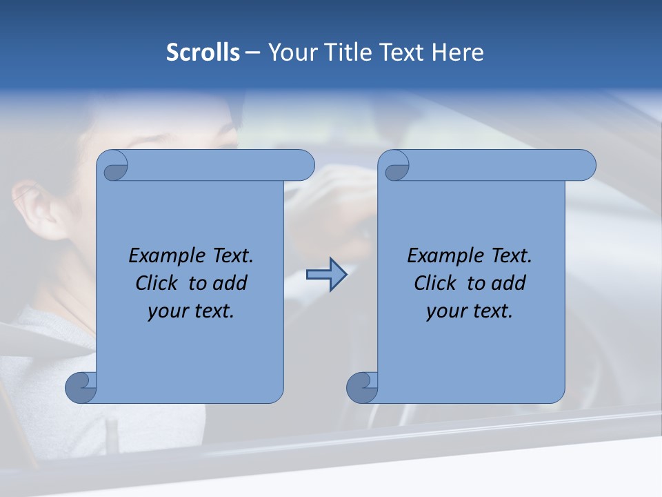Excited Driver Cute PowerPoint Template