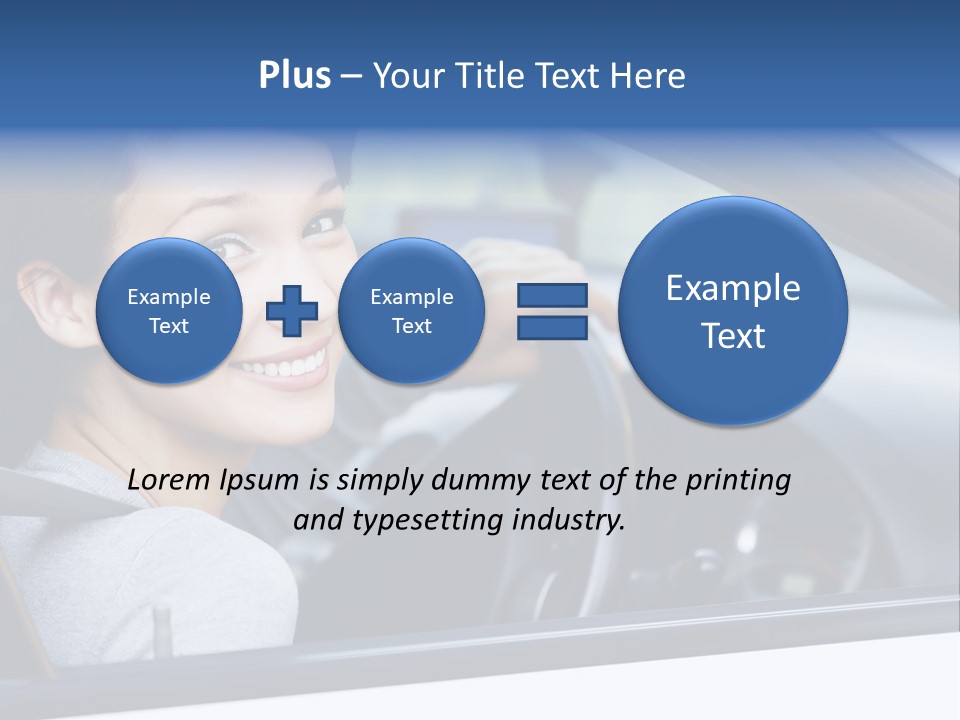 Excited Driver Cute PowerPoint Template