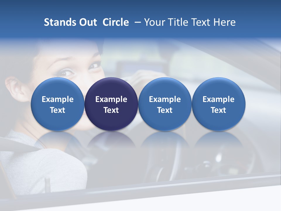 Excited Driver Cute PowerPoint Template