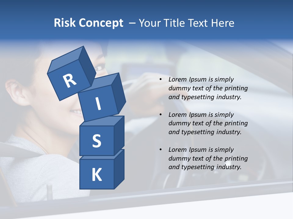 Excited Driver Cute PowerPoint Template