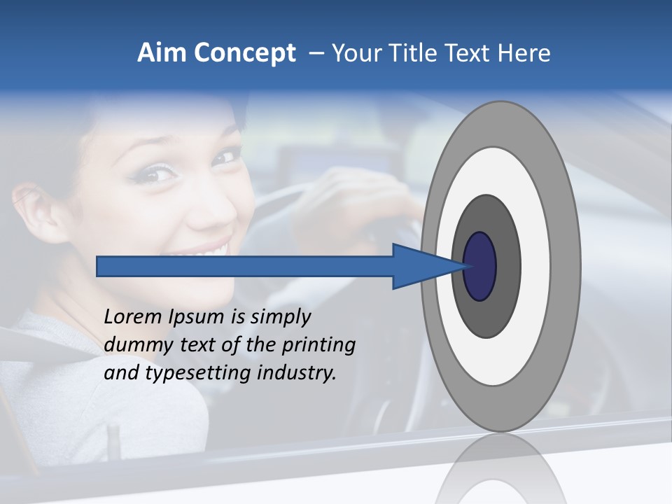 Excited Driver Cute PowerPoint Template