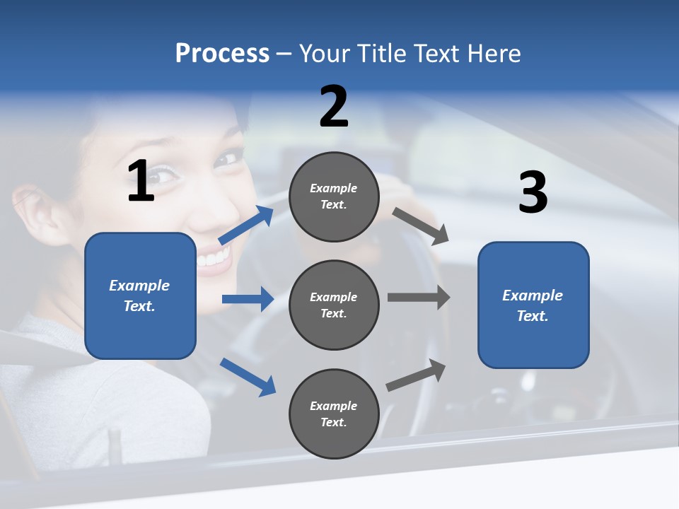 Excited Driver Cute PowerPoint Template