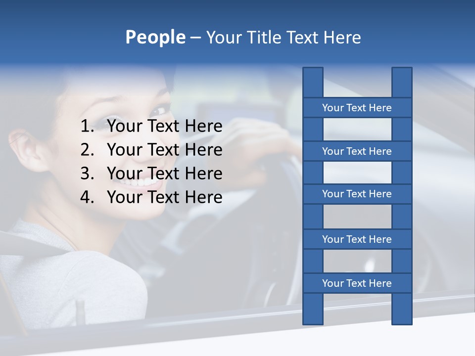 Excited Driver Cute PowerPoint Template