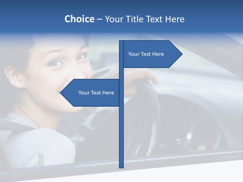 Excited Driver Cute PowerPoint Template