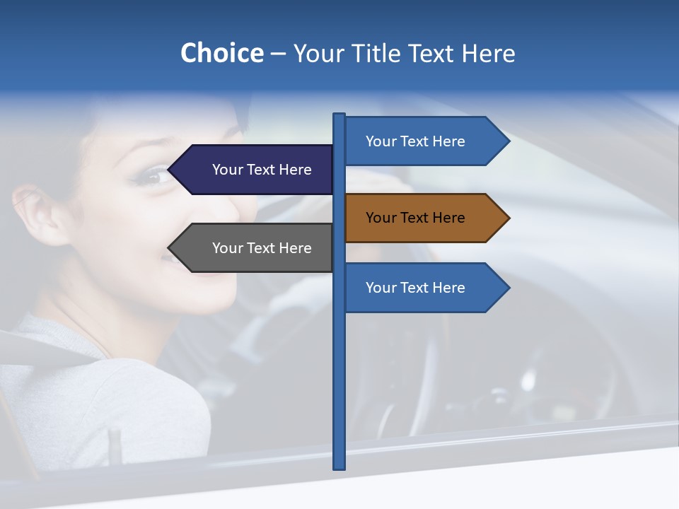 Excited Driver Cute PowerPoint Template