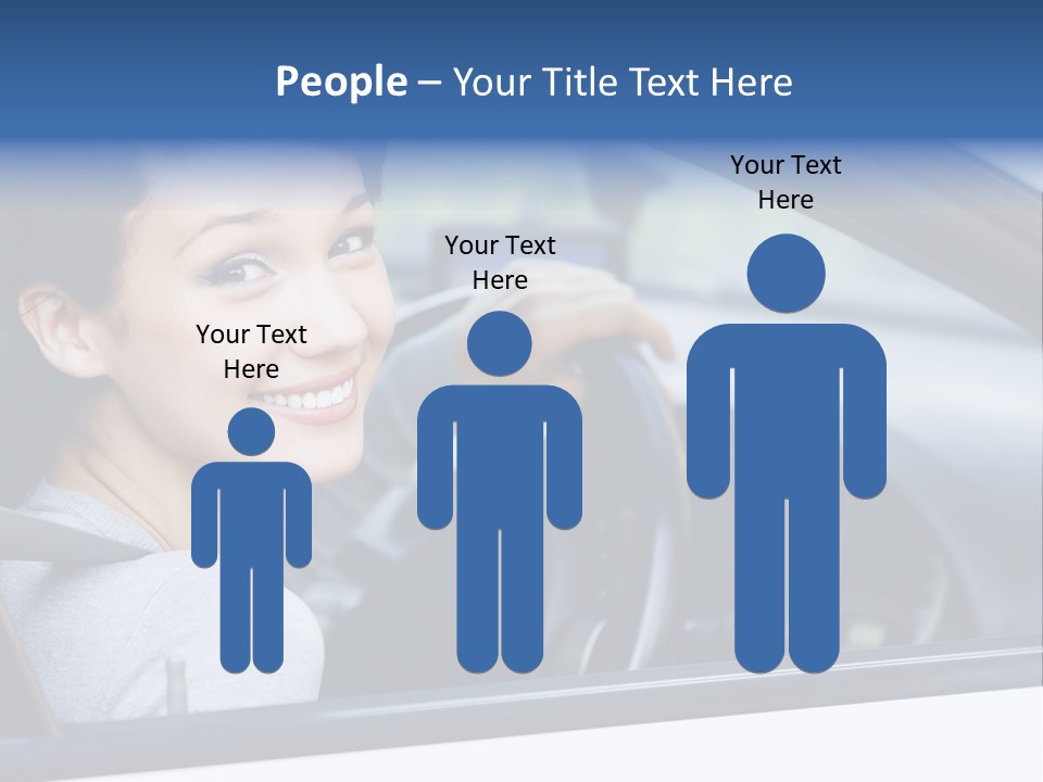 Excited Driver Cute PowerPoint Template