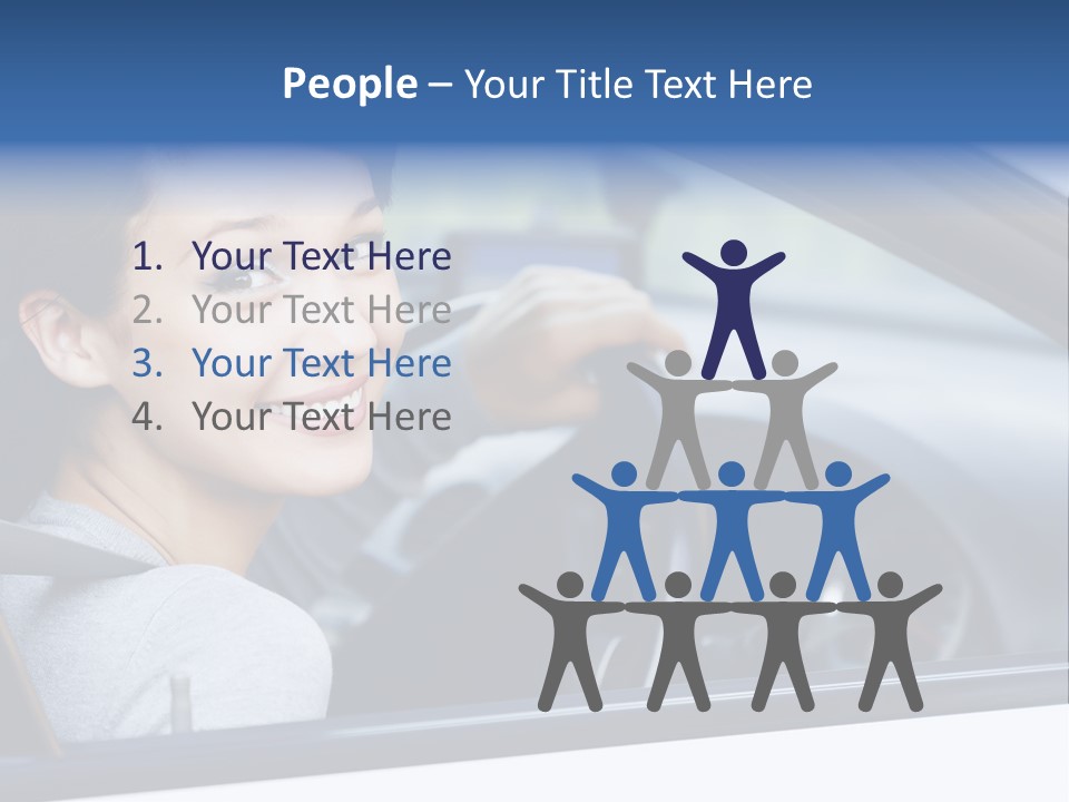 Excited Driver Cute PowerPoint Template