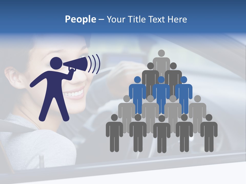 Excited Driver Cute PowerPoint Template