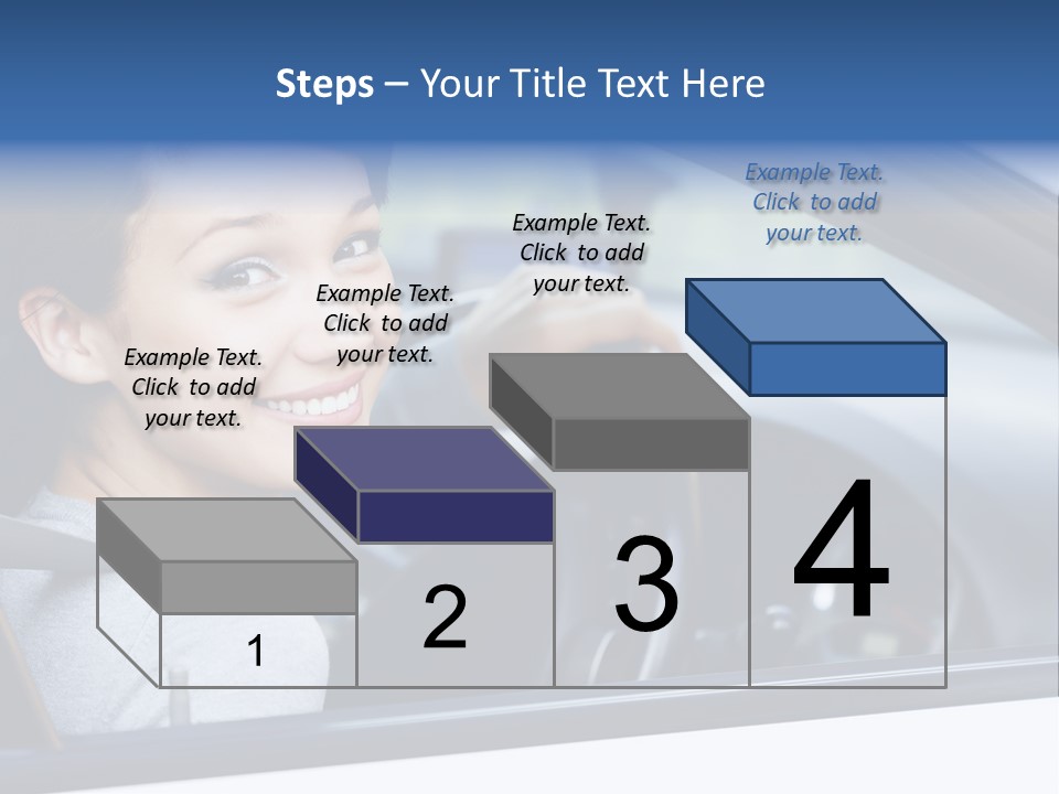 Excited Driver Cute PowerPoint Template
