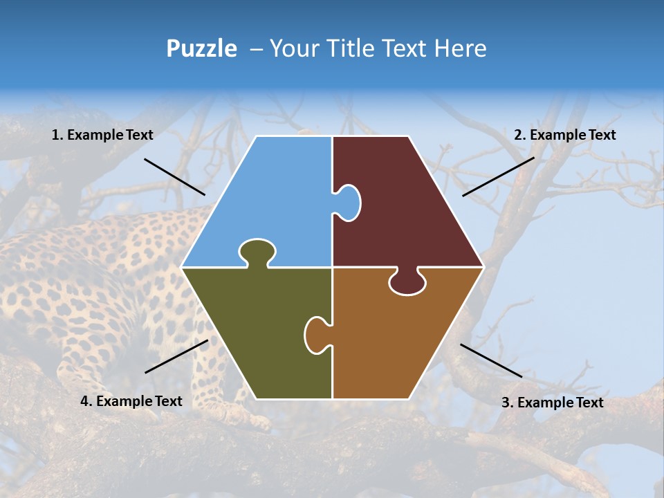 Safari Action Animal PowerPoint Template