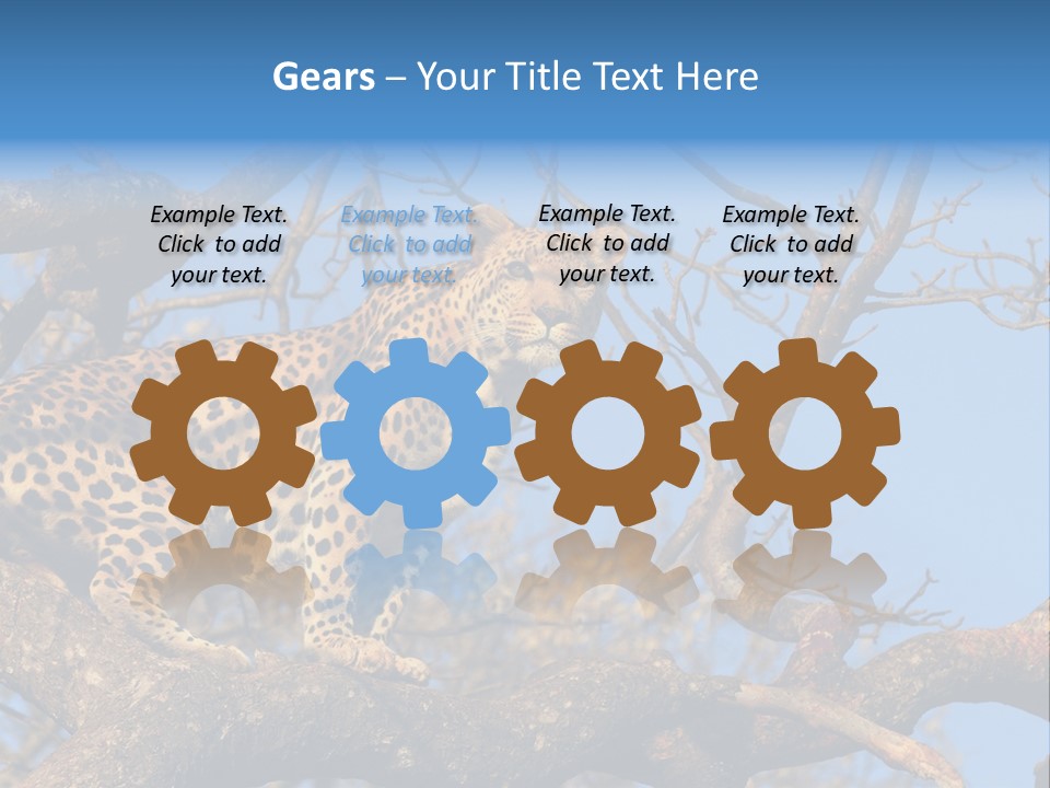 Safari Action Animal PowerPoint Template