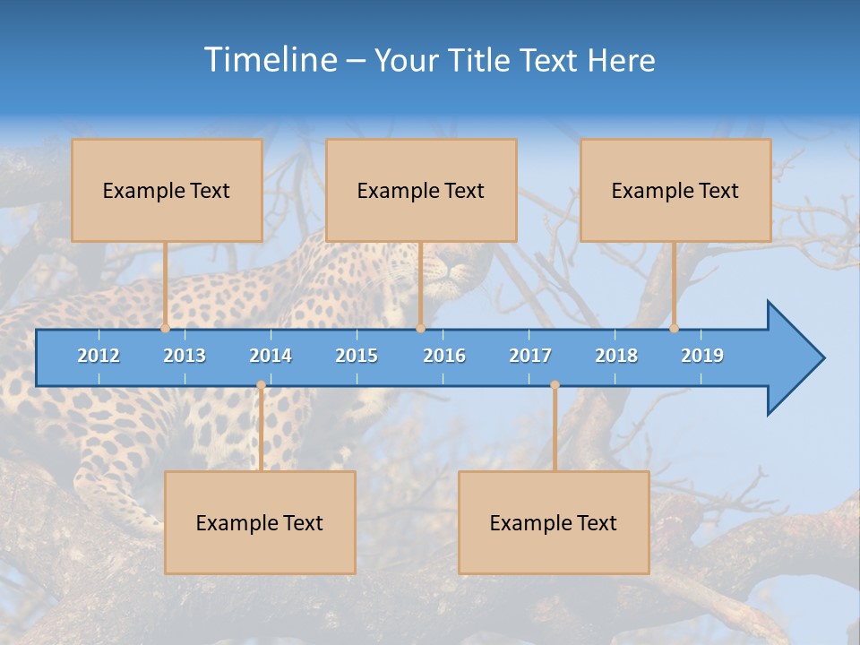 Safari Action Animal PowerPoint Template