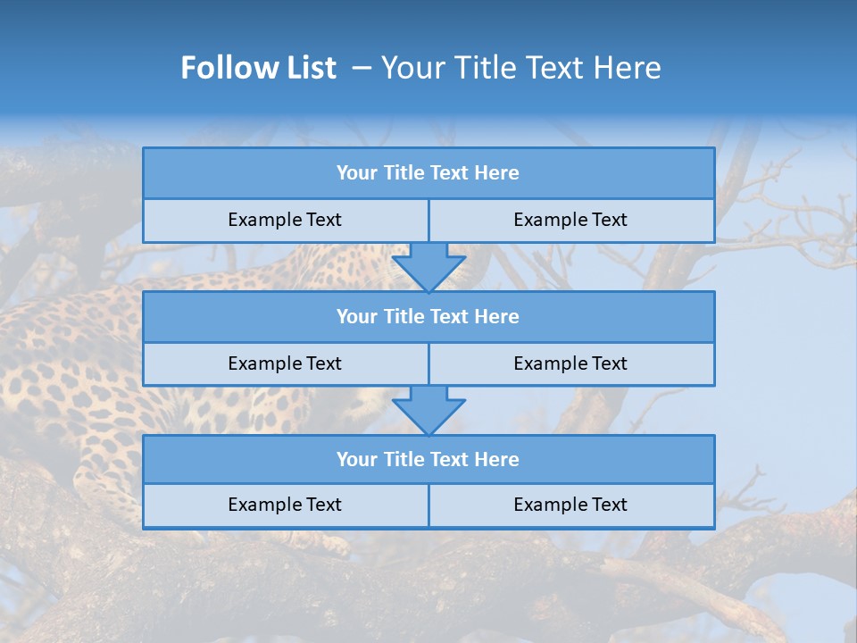 Safari Action Animal PowerPoint Template