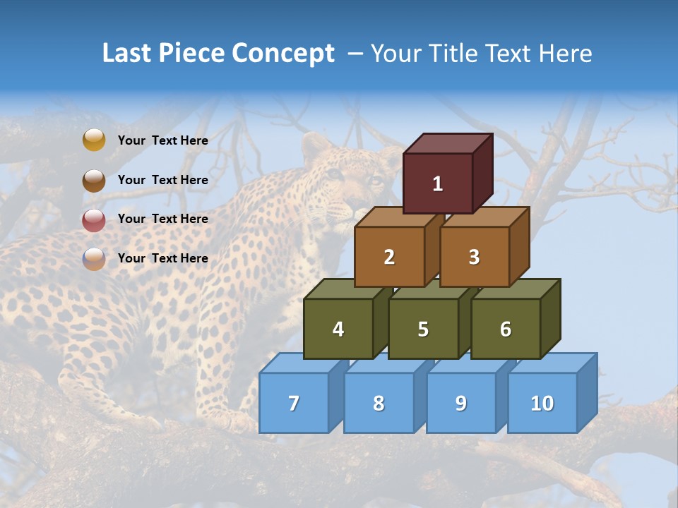 Safari Action Animal PowerPoint Template