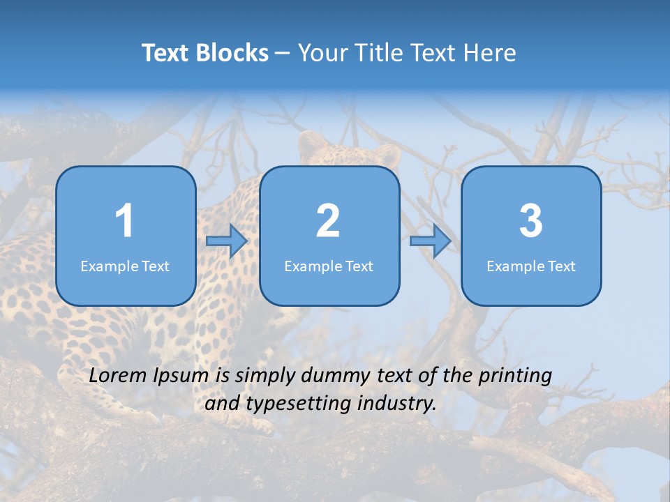 Safari Action Animal PowerPoint Template