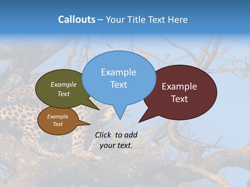 Safari Action Animal PowerPoint Template