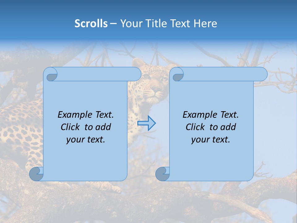 Safari Action Animal PowerPoint Template