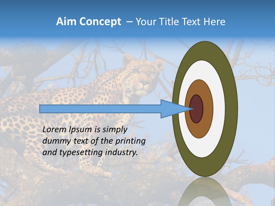 Safari Action Animal PowerPoint Template