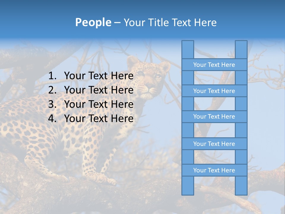 Safari Action Animal PowerPoint Template