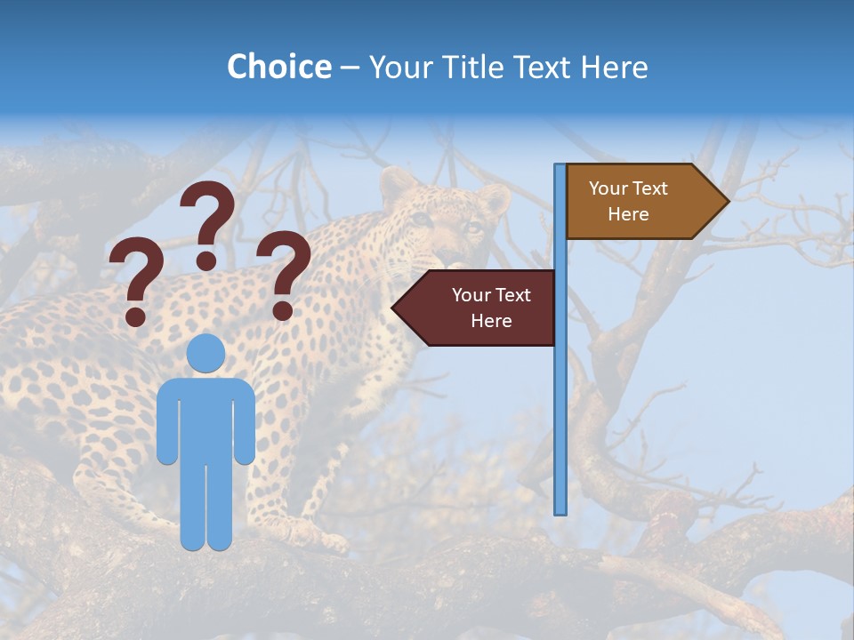 Safari Action Animal PowerPoint Template