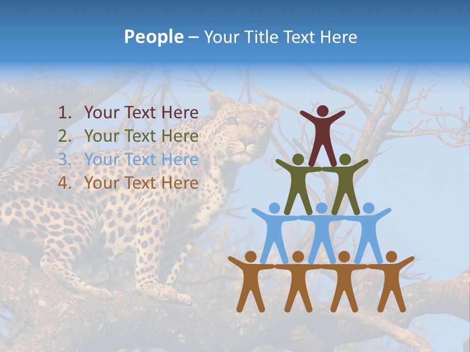 Safari Action Animal PowerPoint Template