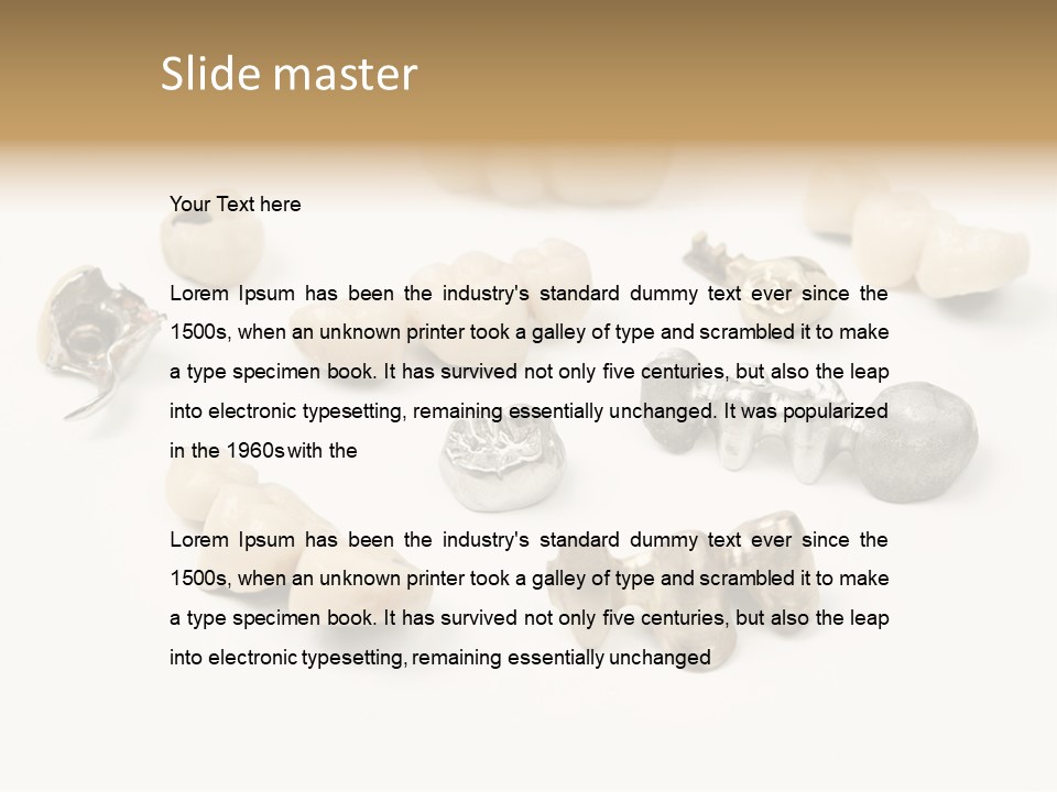 Scrap Teeth Dentist PowerPoint Template