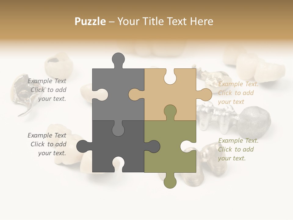 Scrap Teeth Dentist PowerPoint Template