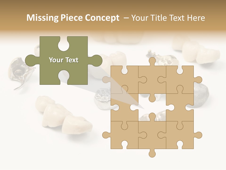 Scrap Teeth Dentist PowerPoint Template