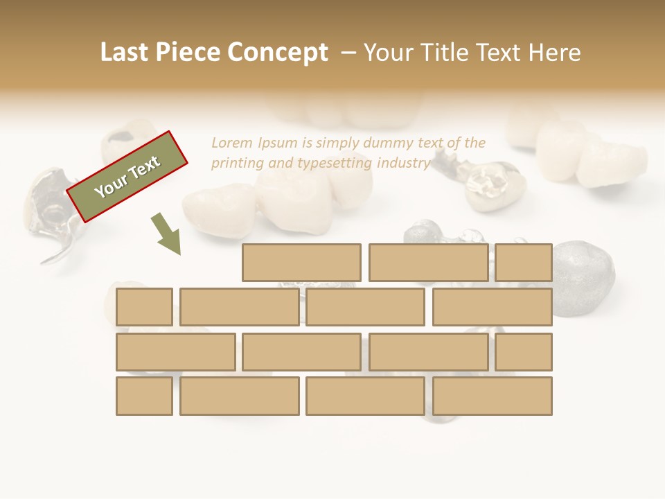 Scrap Teeth Dentist PowerPoint Template