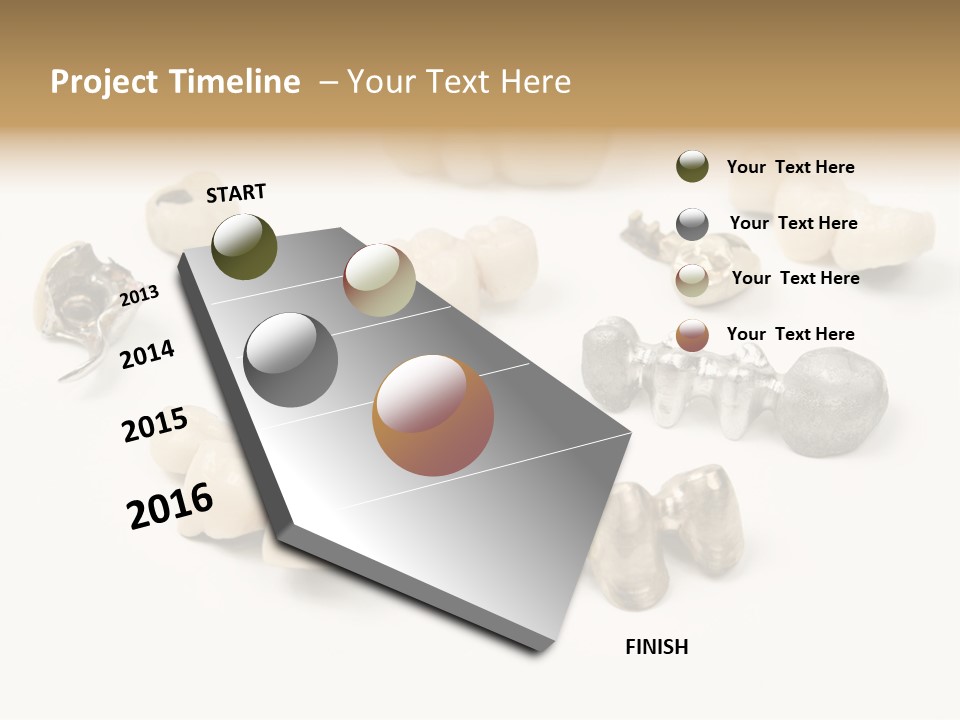 Scrap Teeth Dentist PowerPoint Template